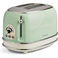ARIETE 155-14 Tostador 2 ranuras anchas- vintage- 6 posiciones- función descongelar- recalentar- cancelar- paredes frías…